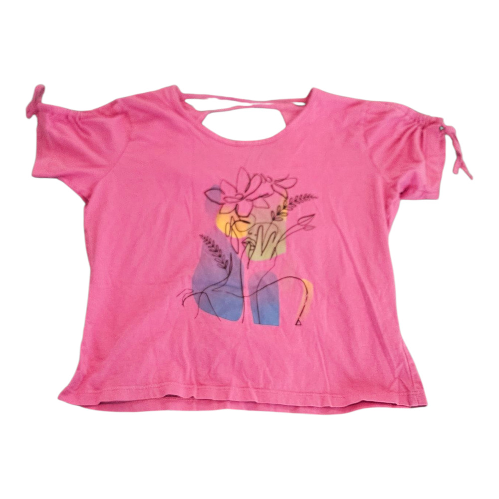 Fashion Collection Medium Pink Short Sleeve T-Shirt